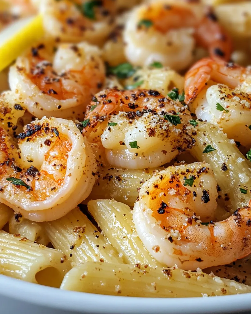 Classic Shrimp Scampi Pasta Bake dish photo