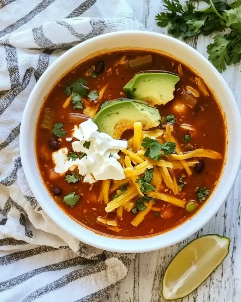 Homemade Slow Cooker Enchilada Soup photo