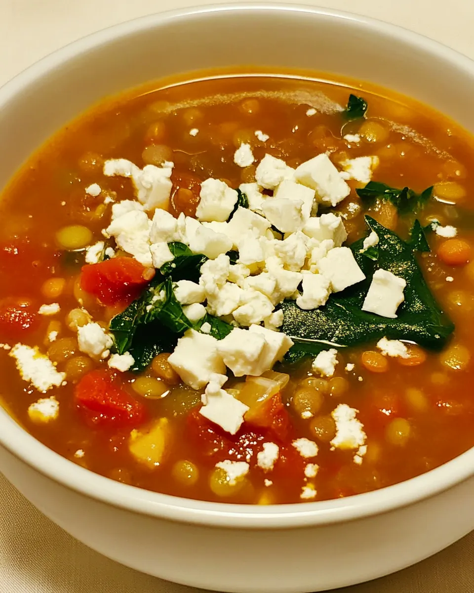 Classic Slow Cooker Greek Lentil Soup recipe photo