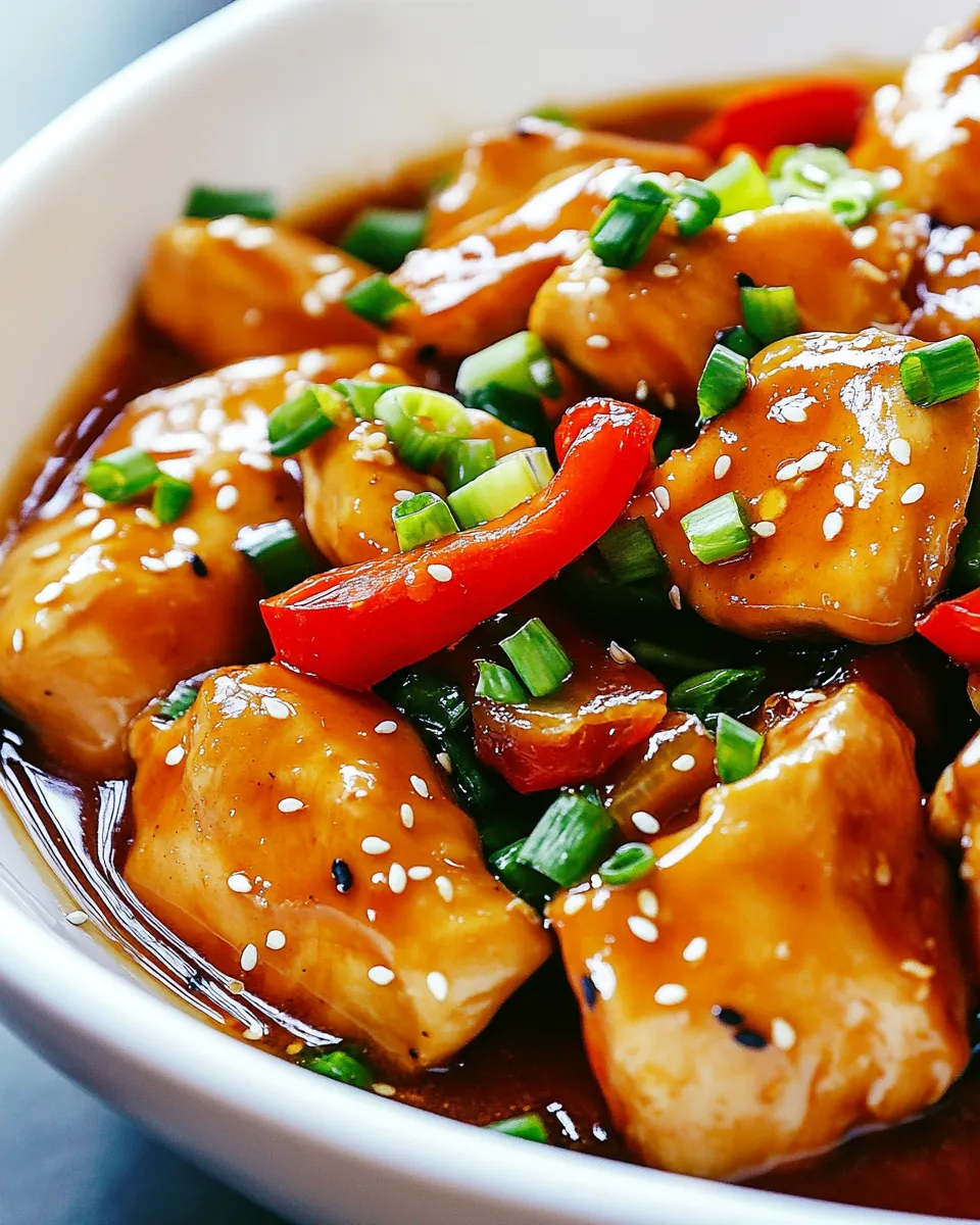 Homemade Slow Cooker Mongolian Chicken recipe photo