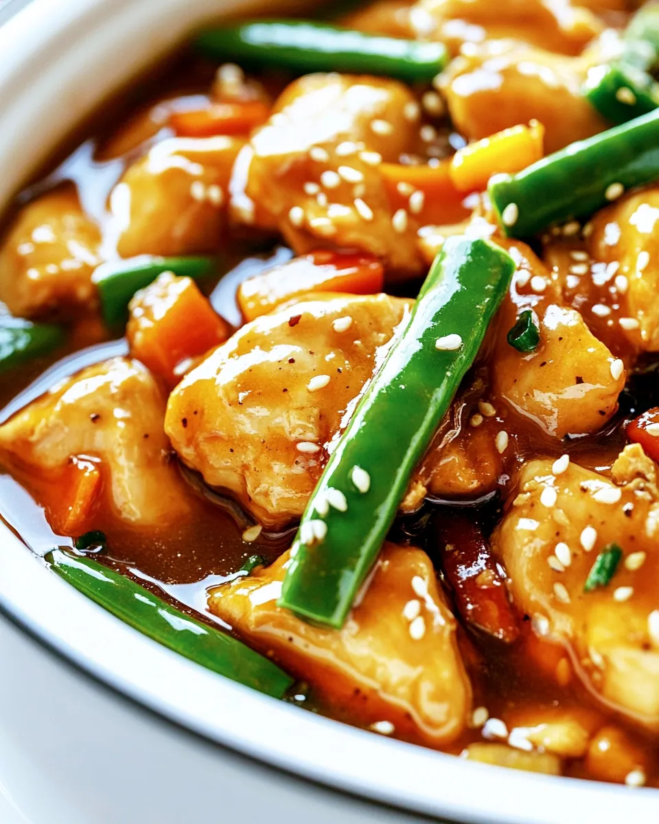 Classic Slow Cooker Mongolian Chicken dish photo