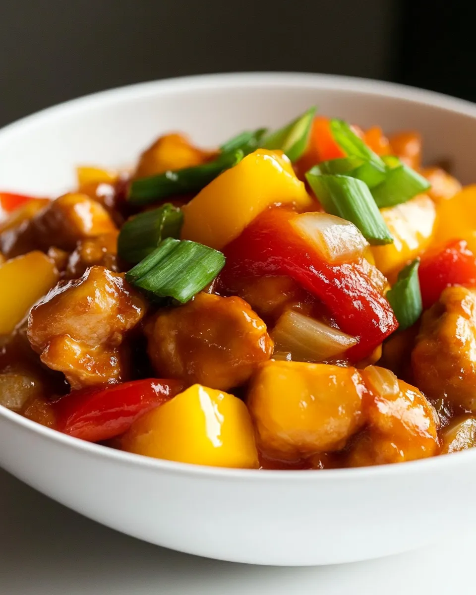 Classic Slow Cooker Sweet and Sour Chicken recipe image