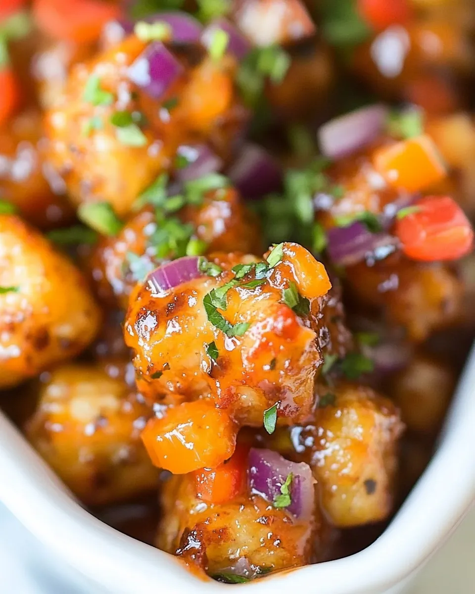 Homemade Slow Cooker Tater Tots photo