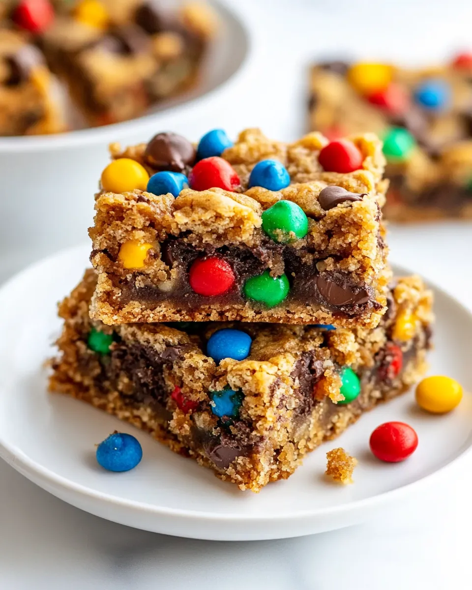 Classic Small-batch Monster Cookie Bars image