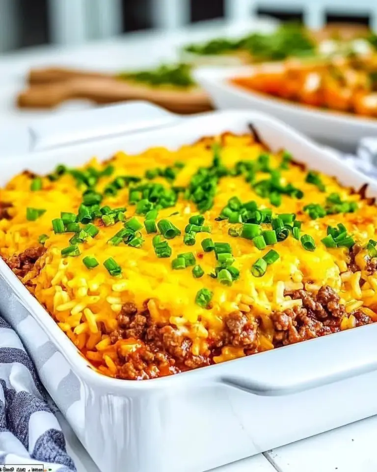 Homemade Sour Cream Beef and Rice Casserole recipe photo