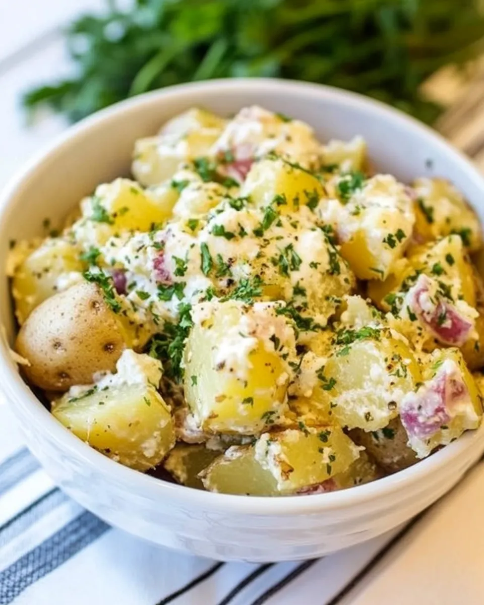 Delicious Sour Cream New Potatoes dish photo