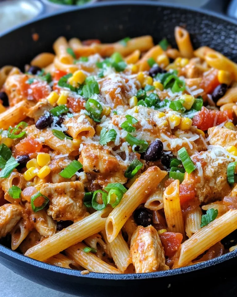 Homemade Southwest Chicken Pasta Skillet photo