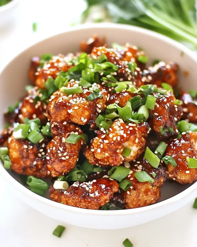 Homemade Sticky Honey Garlic Cauliflower Wings photo