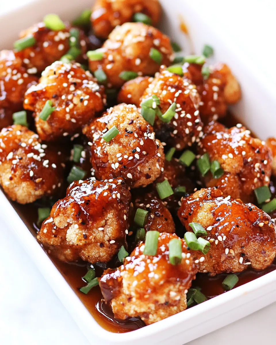 Classic Sticky Honey Garlic Cauliflower Wings image