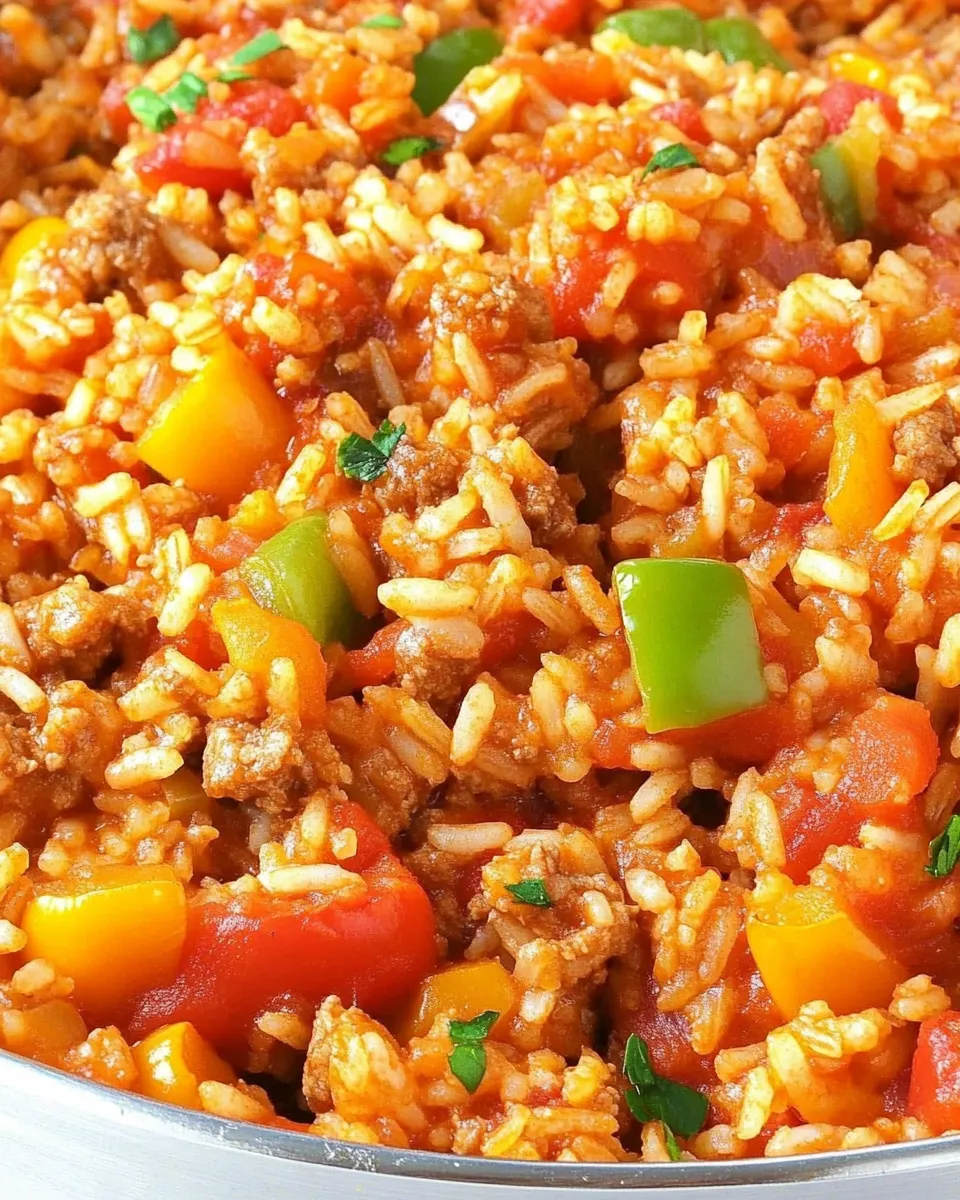 Homemade Stuffed Pepper Rice Skillet Recipe photo