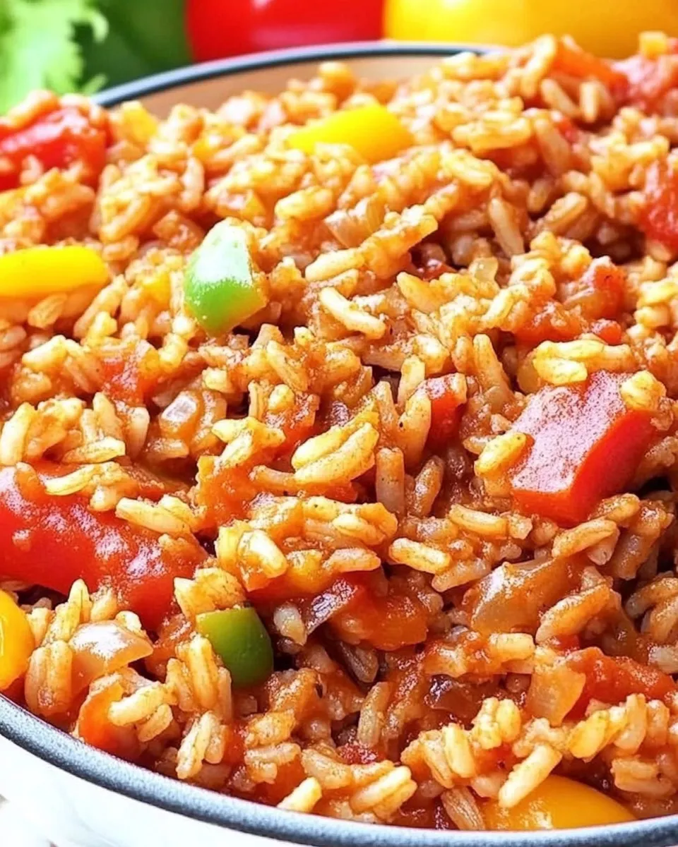 Delicious Stuffed Pepper Rice Skillet Recipe dish photo