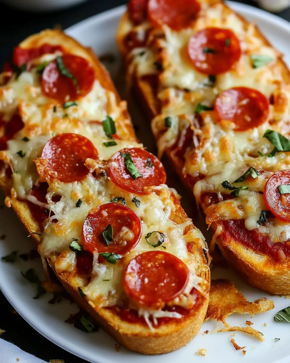 Classic Texas Toast Garlic Bread Pizza image