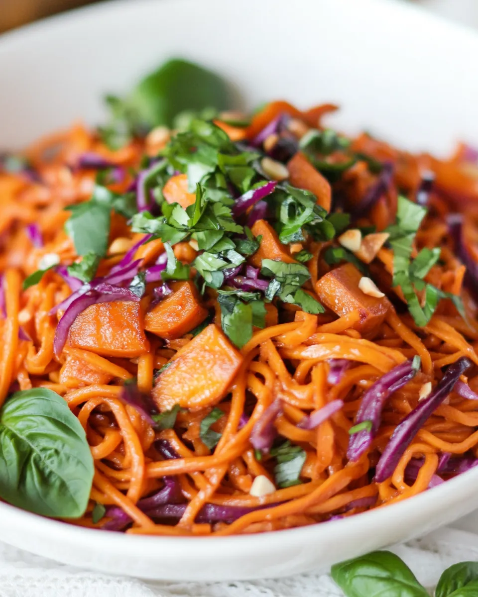 Easy Thai-Style Sweet Potato Noodles recipe photo
