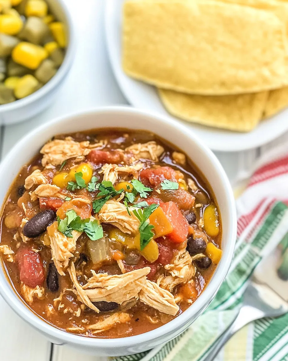 Homemade The BEST Slow Cooker Chicken Chili photo