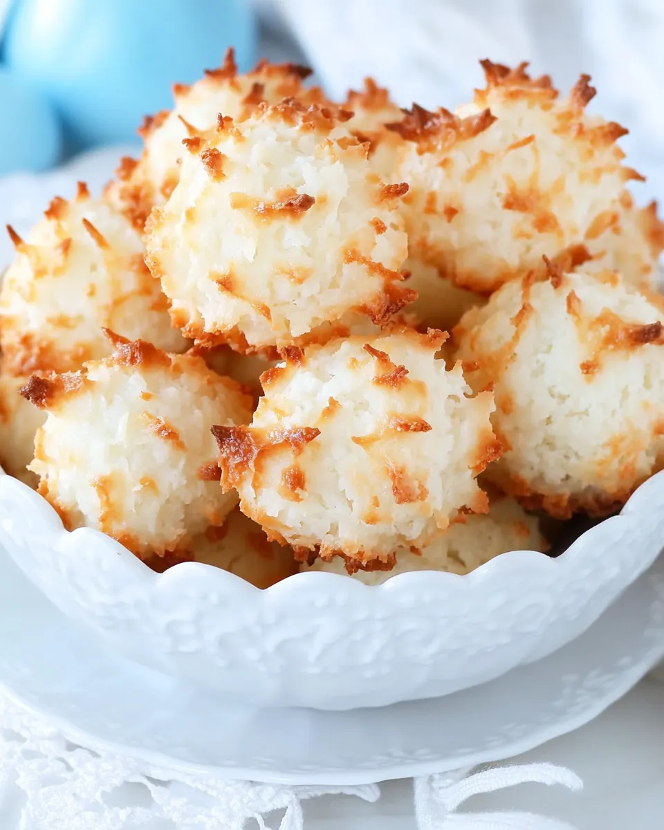 Classic The Best Coconut Macaroons dish photo