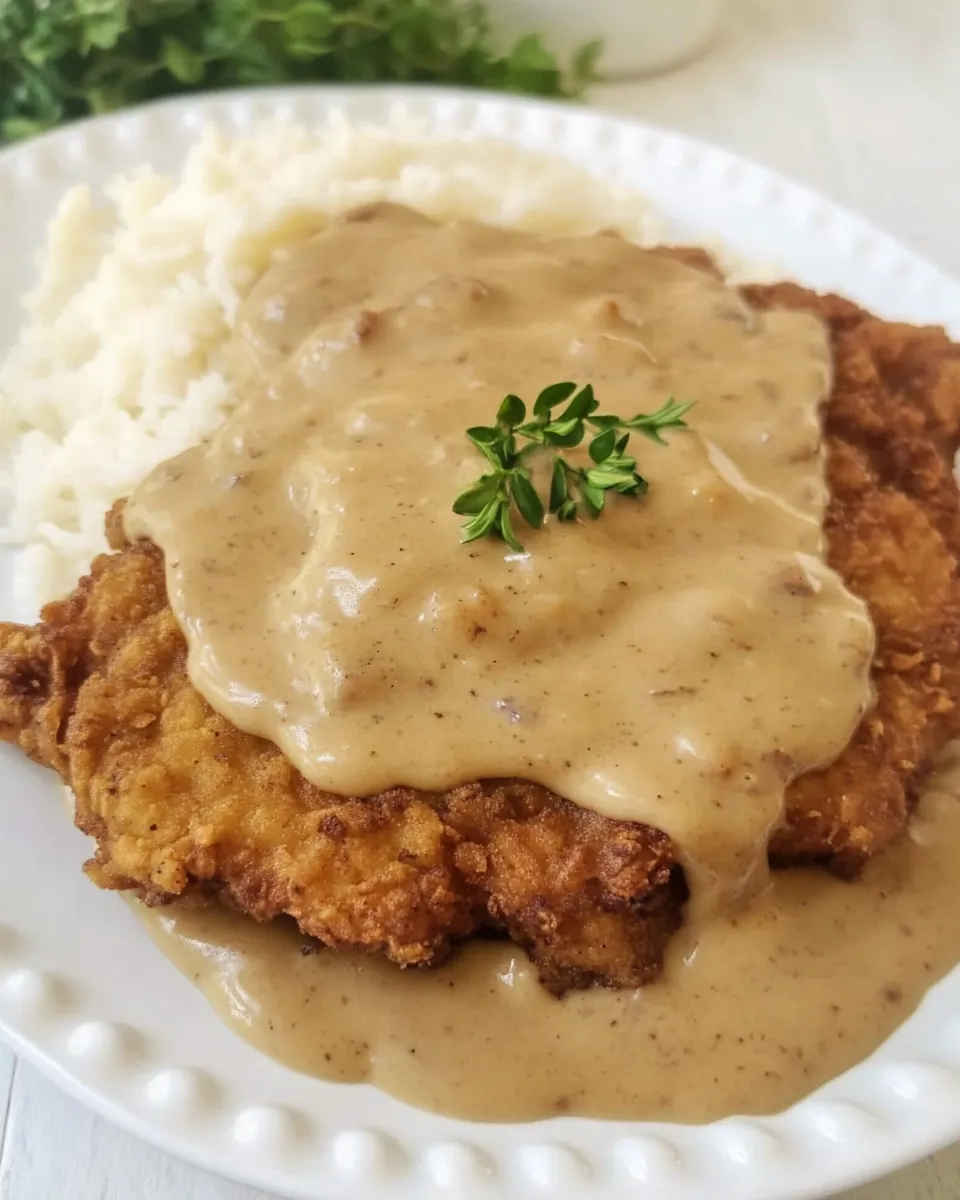 Easy The Secret to Perfect Chicken Fried Steak food shot