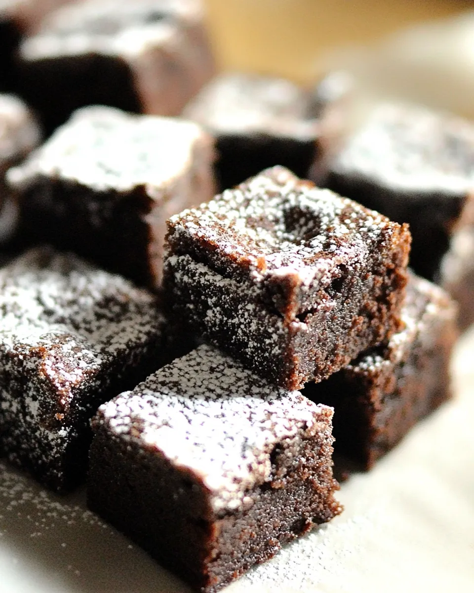 Easy Thomas Keller's Brownies food shot