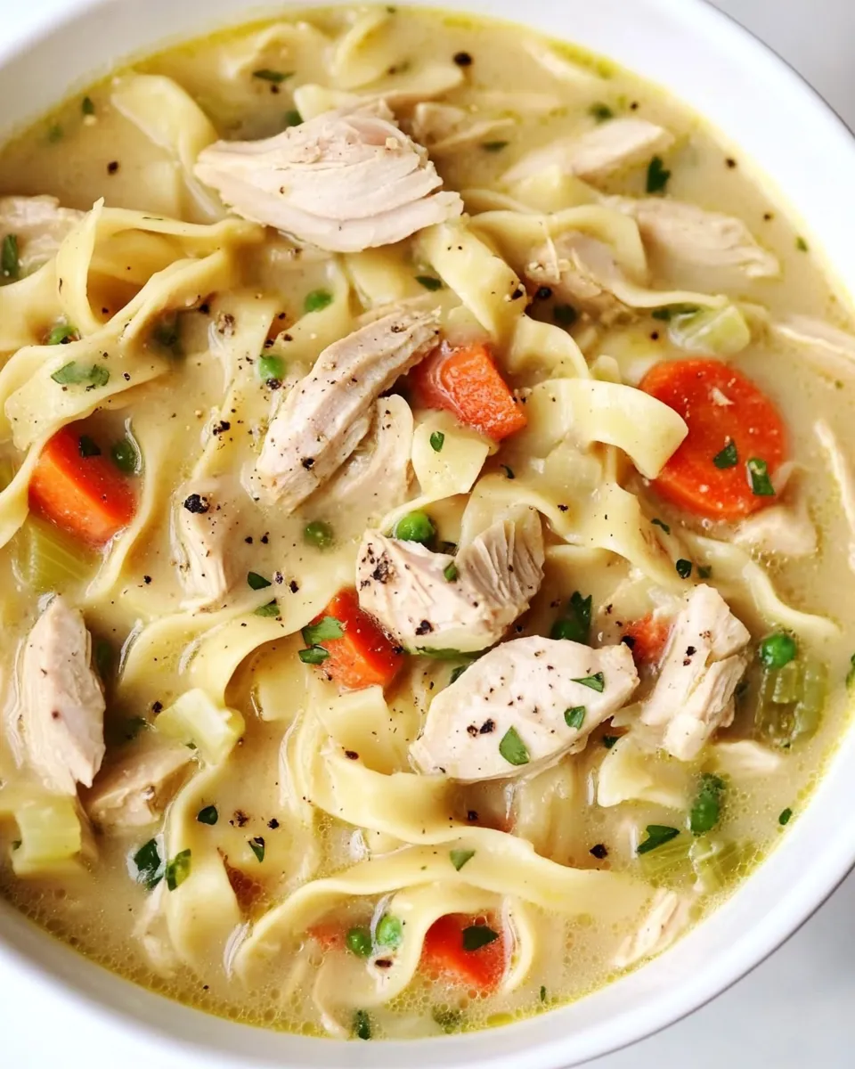 Classic Turkey Noodle Soup dish photo