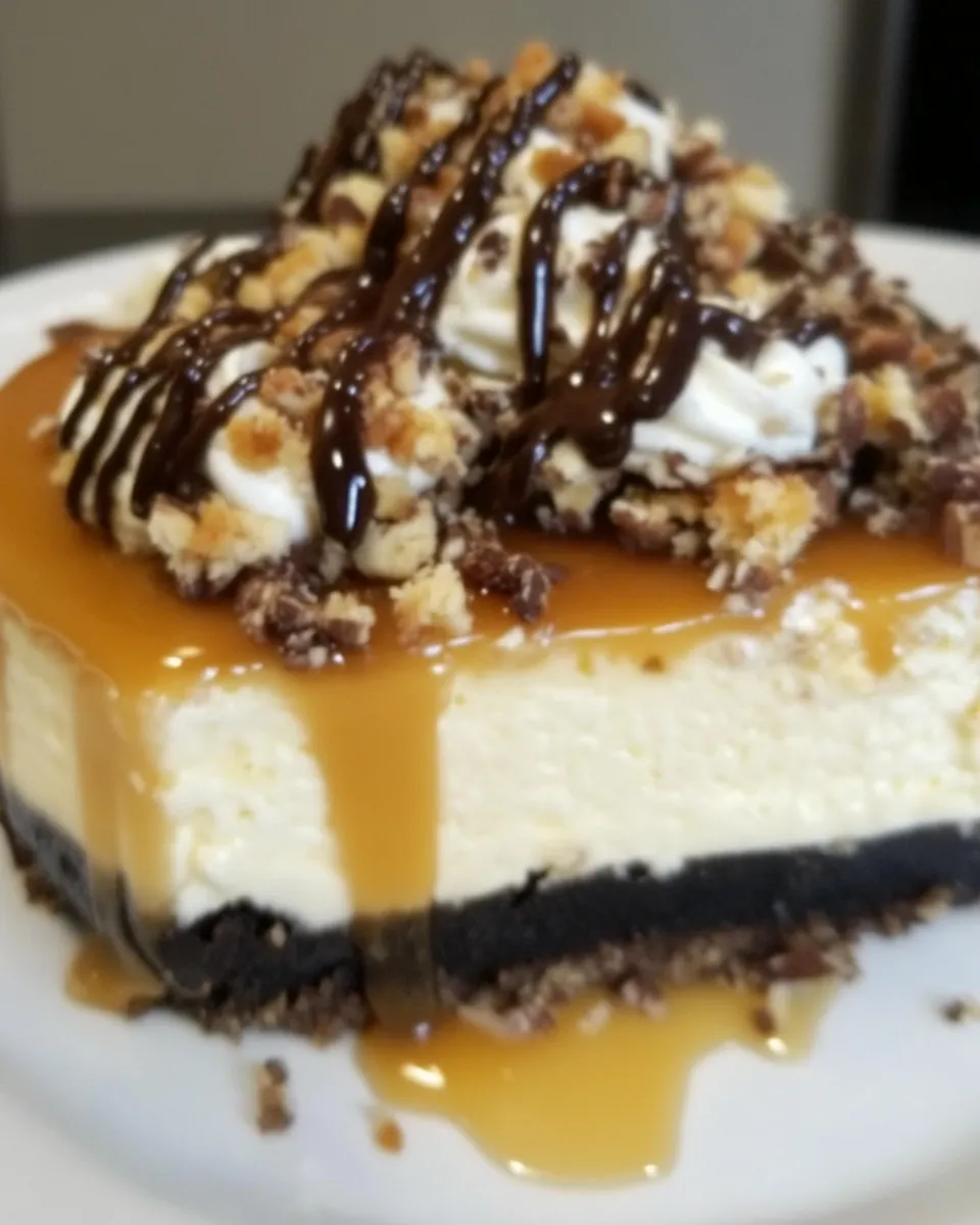 Delicious Turtle Cheesecake shot