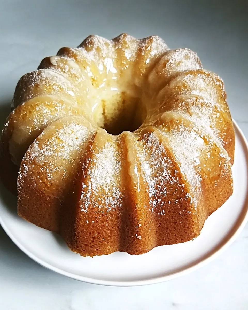 Easy Vanilla Buttermilk Bundt Cake recipe photo