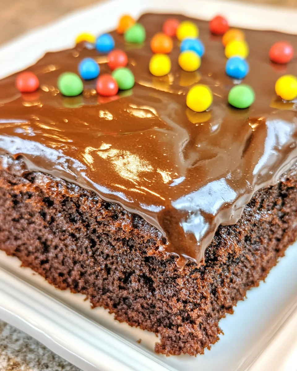 Homemade Wacky Cake (Depression Cake) recipe photo