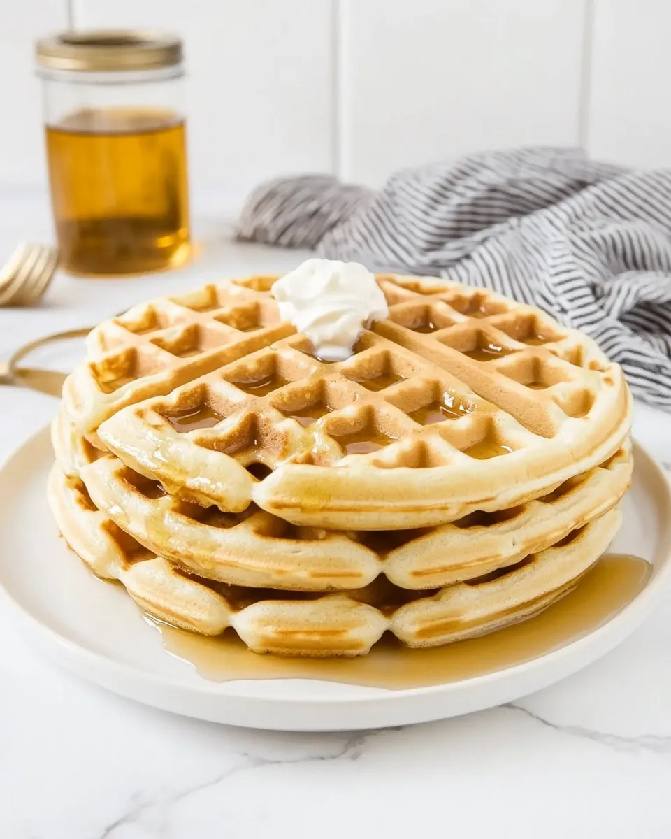Delicious Waffle Mix Recipe shot