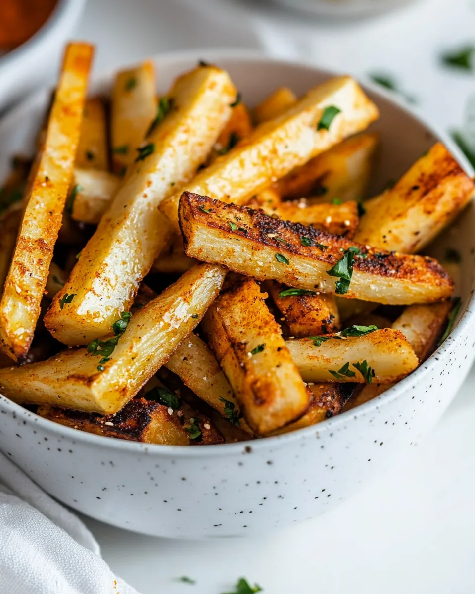 Easy Yuca Fries food shot