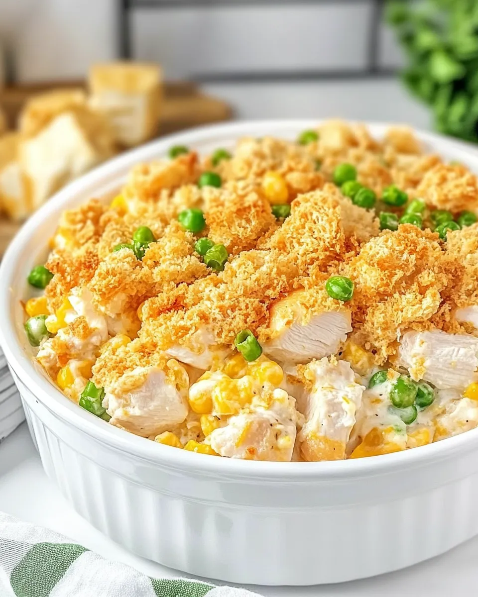 Classic Yum Yum Million Dollar Chicken Casserole image