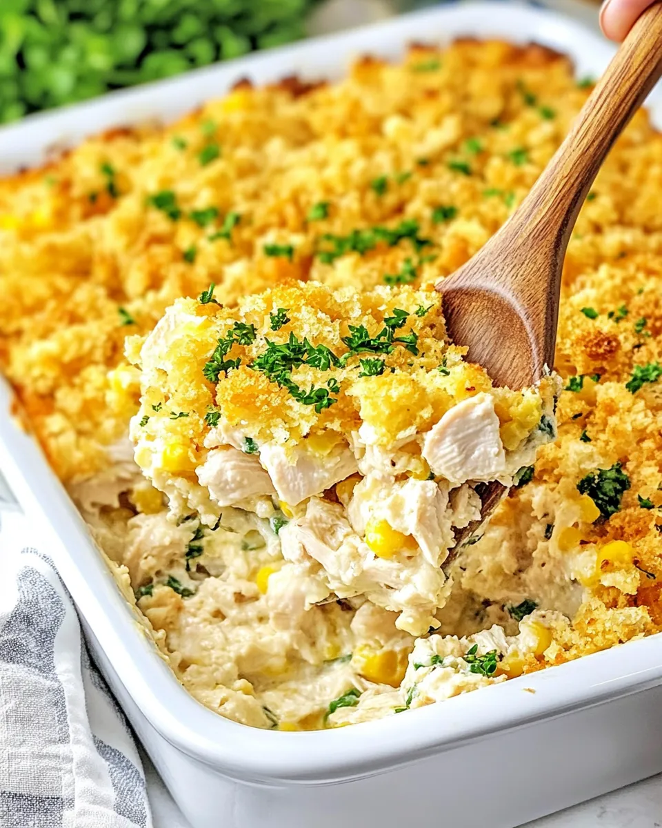 Easy Yum Yum Million Dollar Chicken Casserole recipe photo