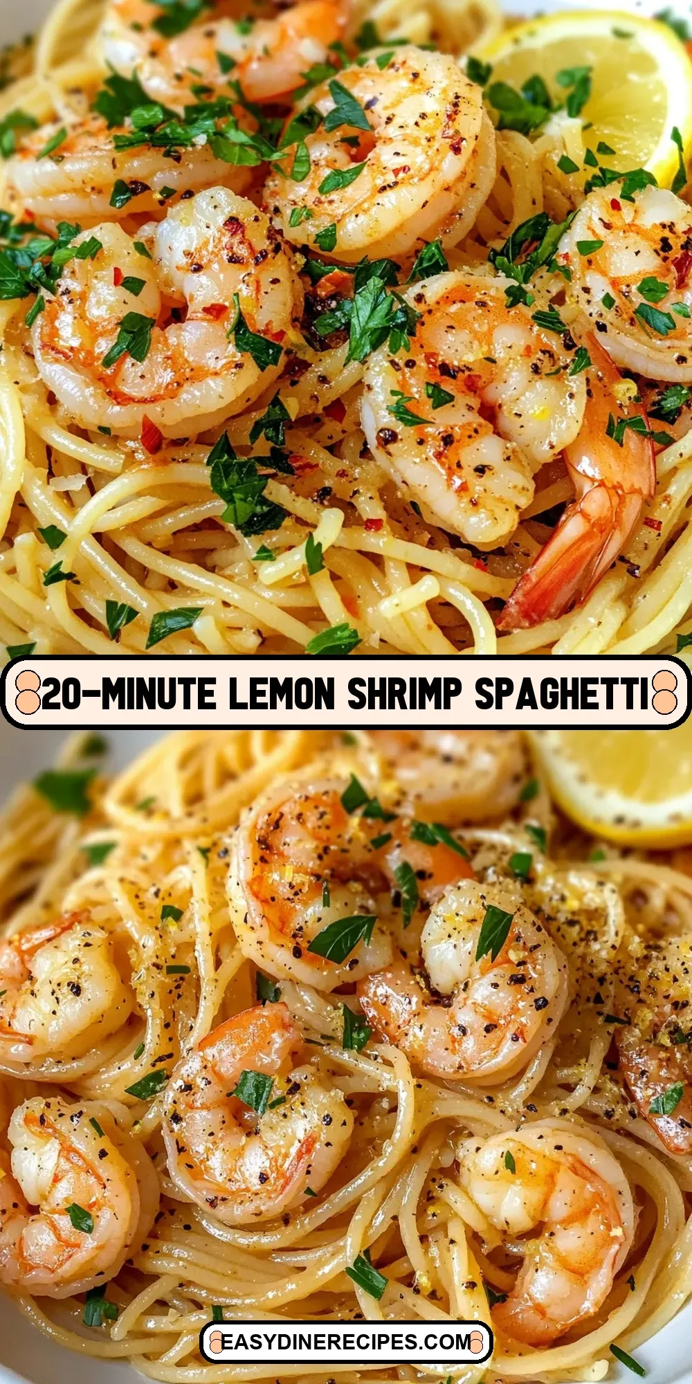 20-Minute Lemon Shrimp Spaghetti (Irresistible & Delicious)