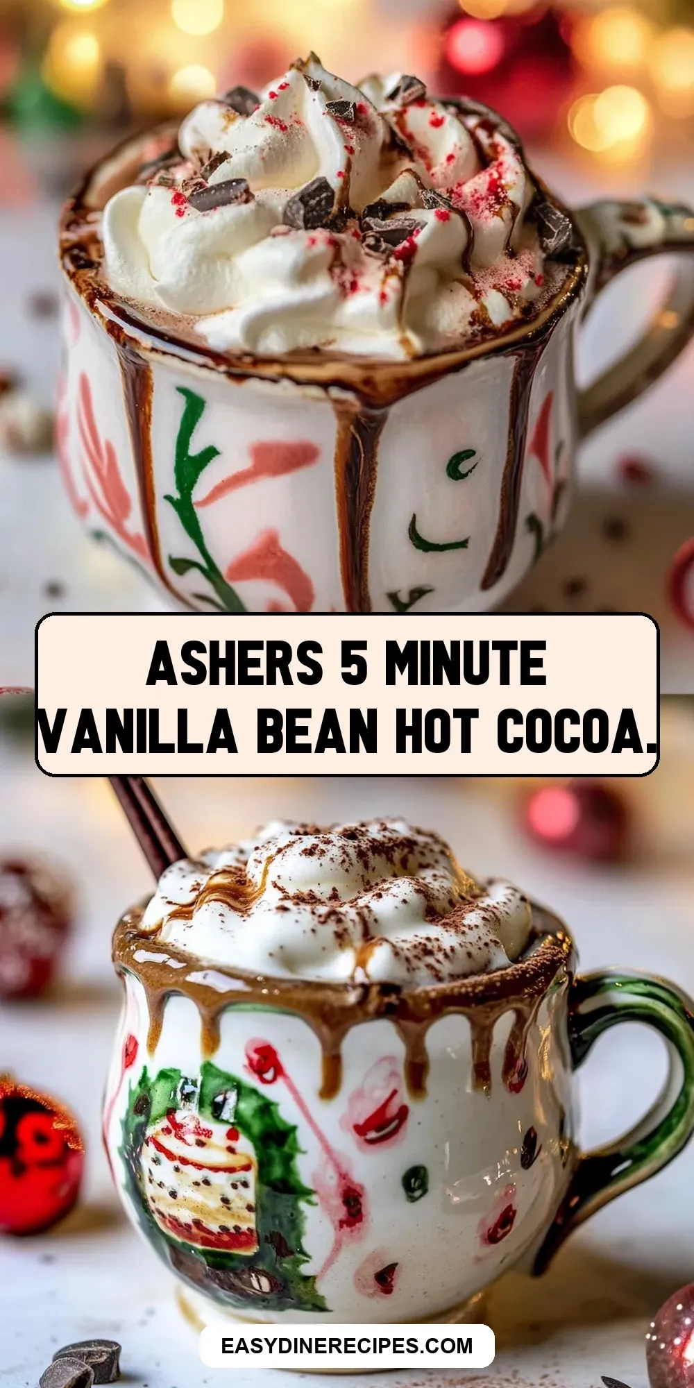 How To Make Amazing Ashers 5 Minute Vanilla Bean Hot Cocoa.