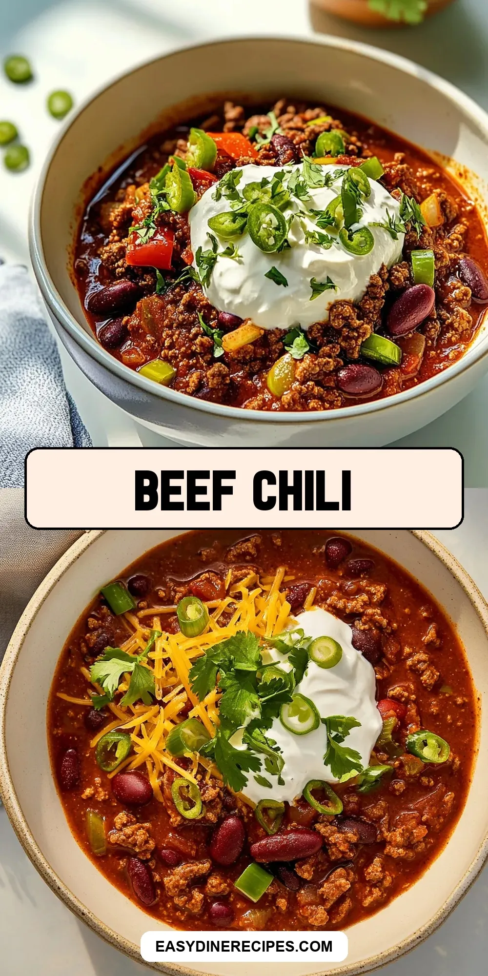 Easy Beef Chili Recipe