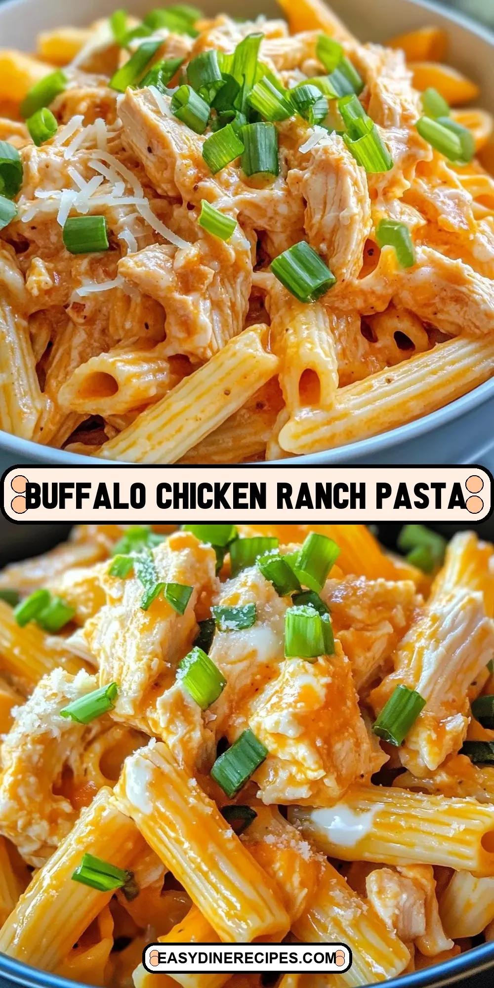 Buffalo Chicken Ranch Pasta Recipe