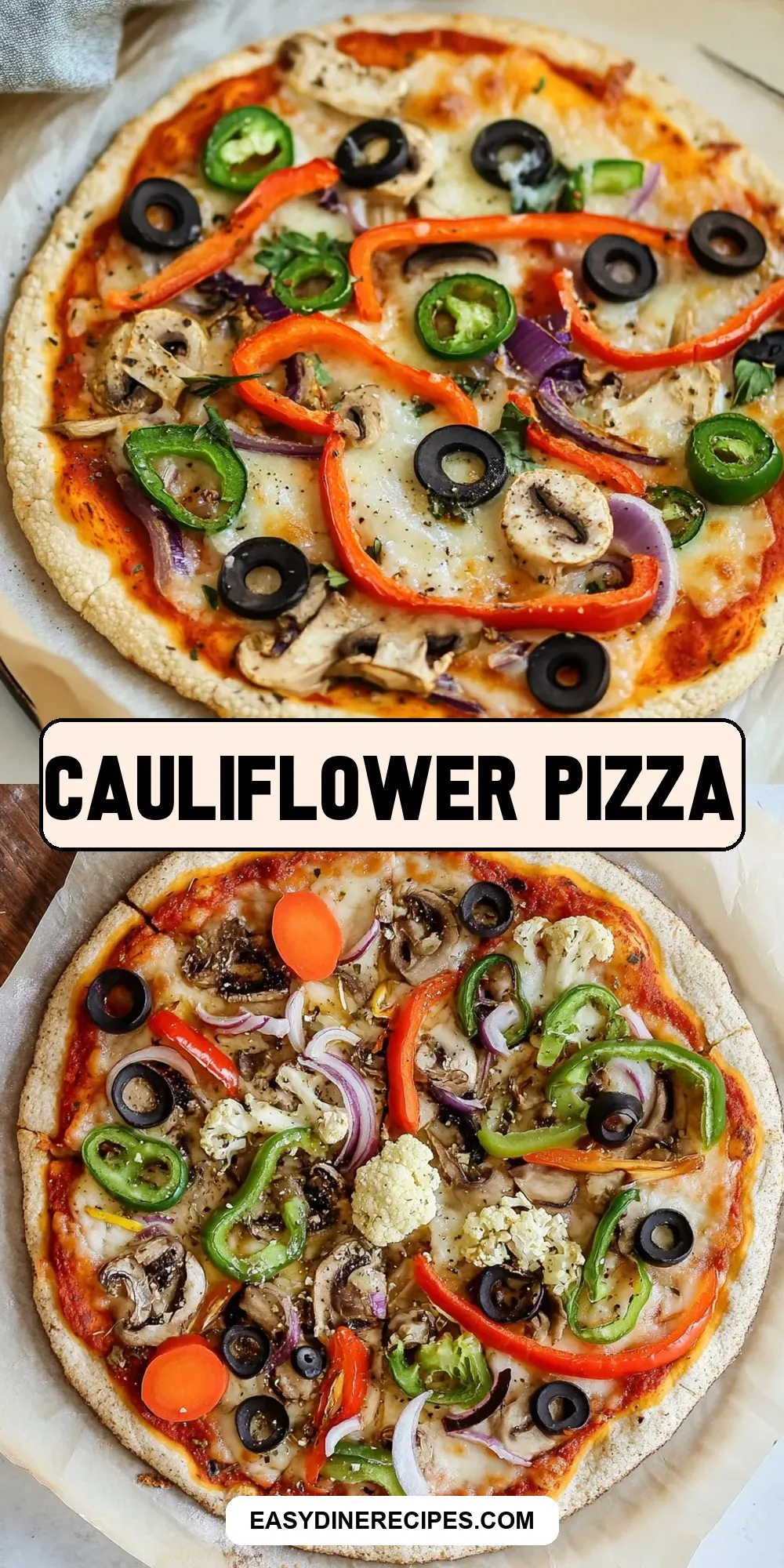 Easy Cauliflower Pizza Recipe