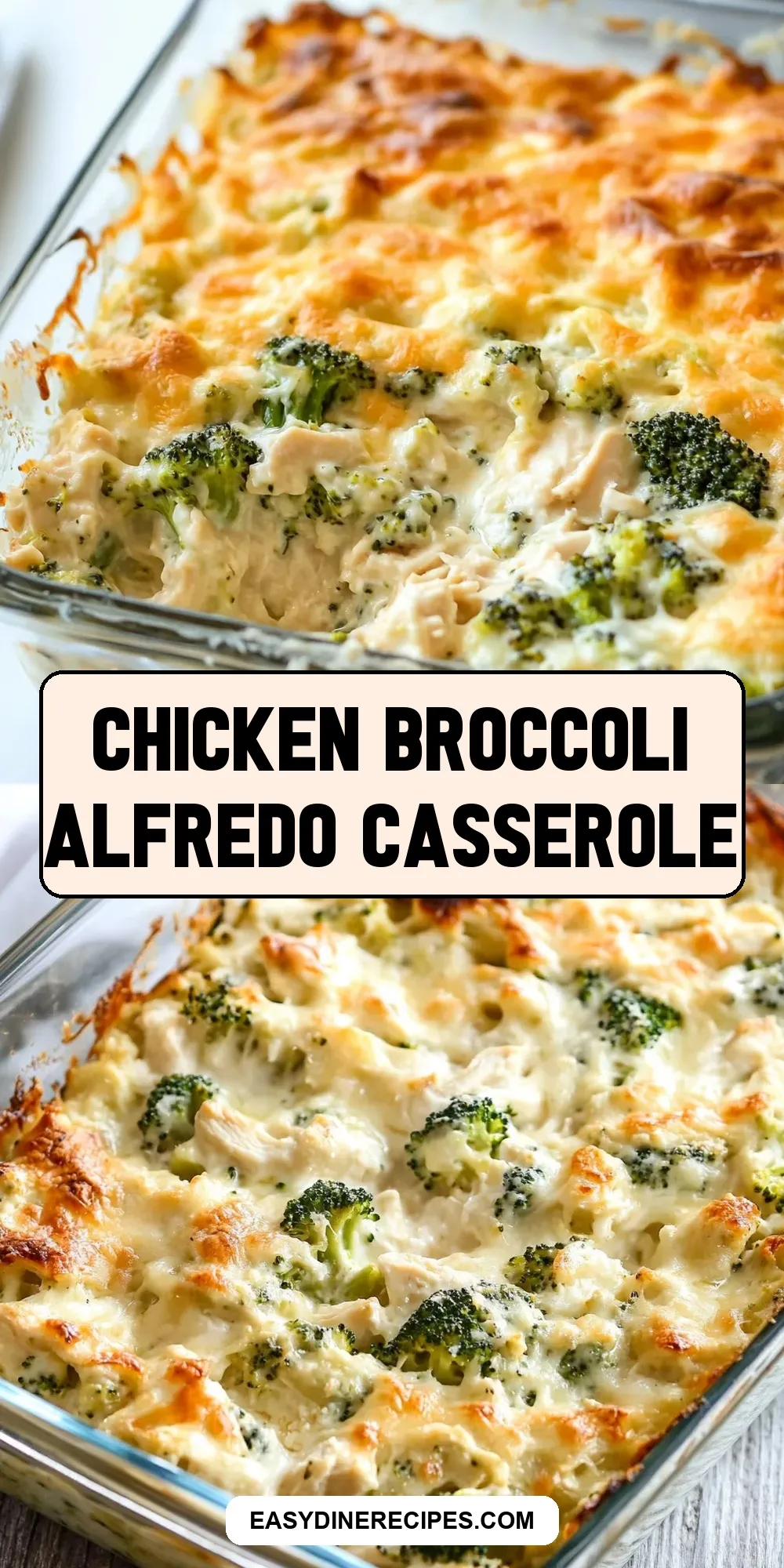 Chicken Broccoli Alfredo Casserole (Irresistible & Delicious)