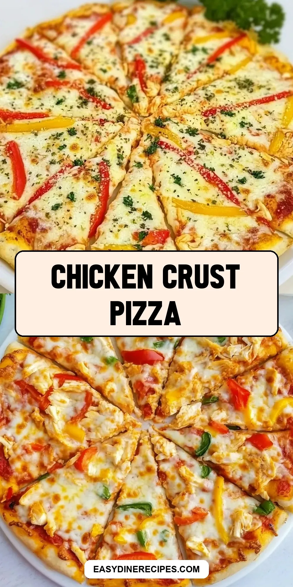 How To Make Simple Chicken Crust Pizza