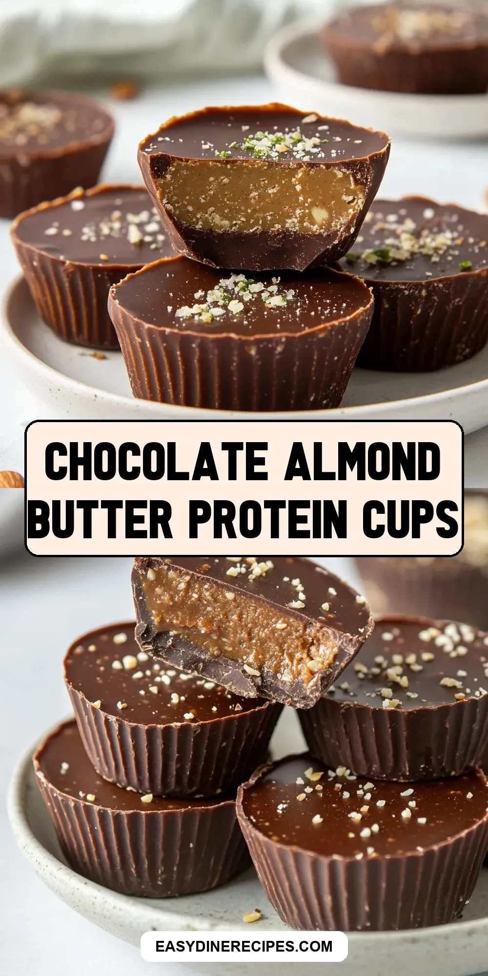 Easy Chocolate Almond Butter Protein Cups Recipe