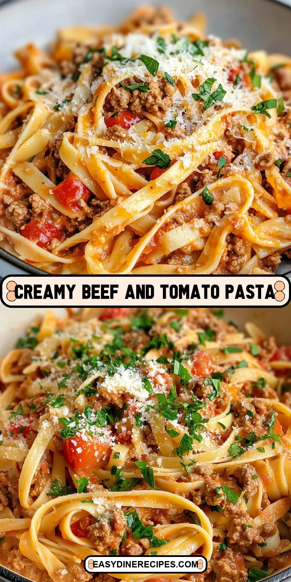 Creamy Beef And Tomato Pasta Recipe