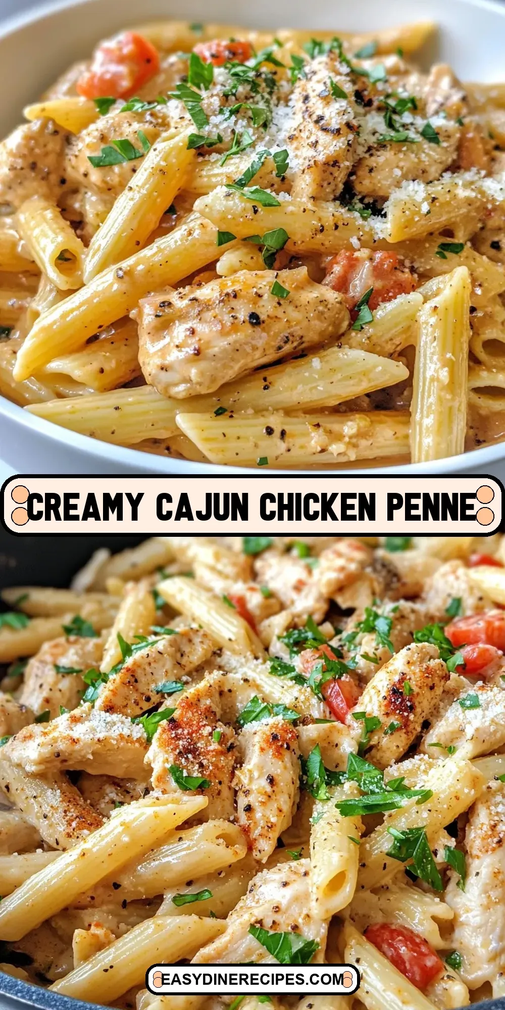 Creamy Cajun Chicken Penne Recipe