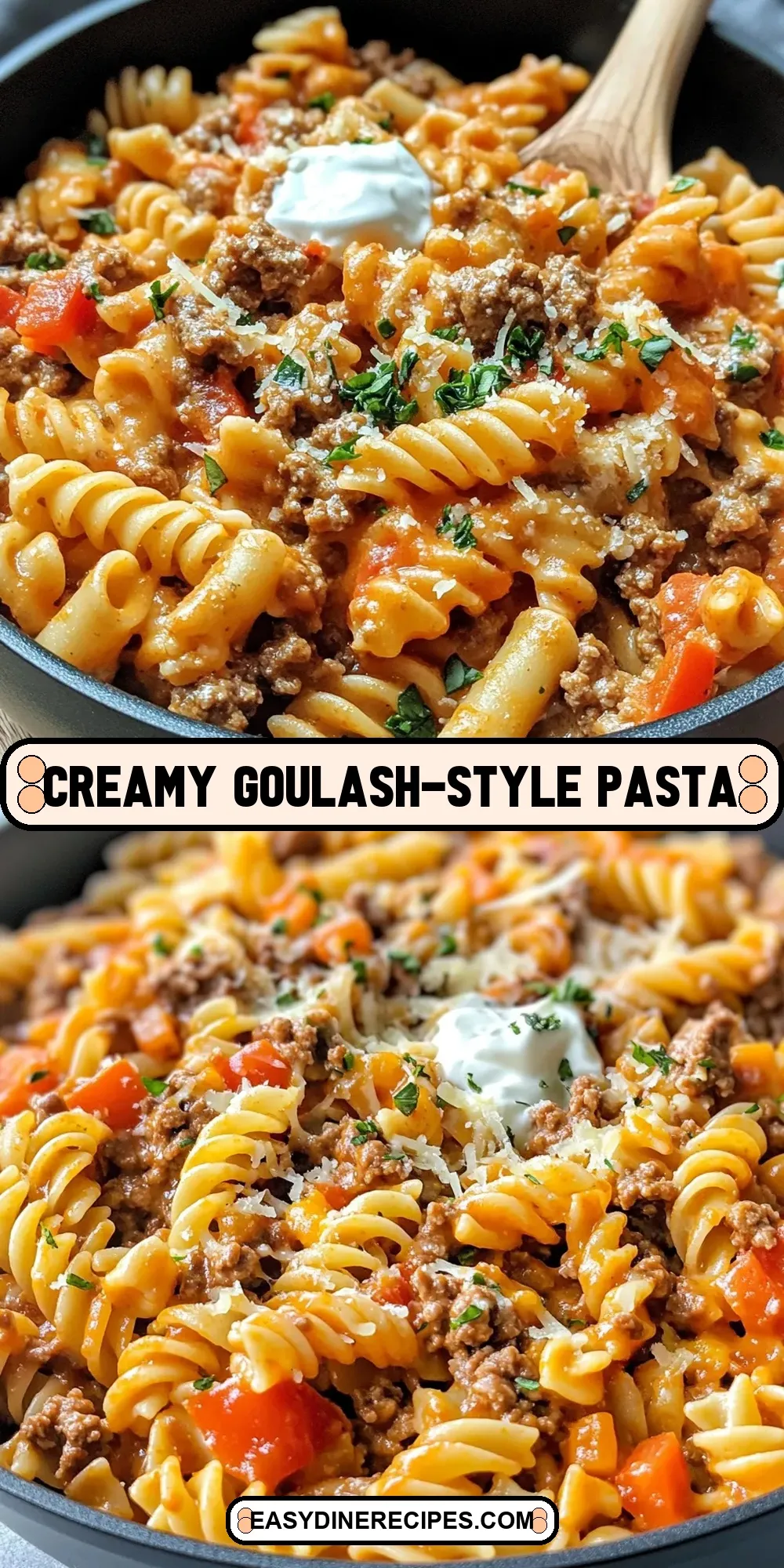 Easy Creamy Goulash-Style Pasta Recipe