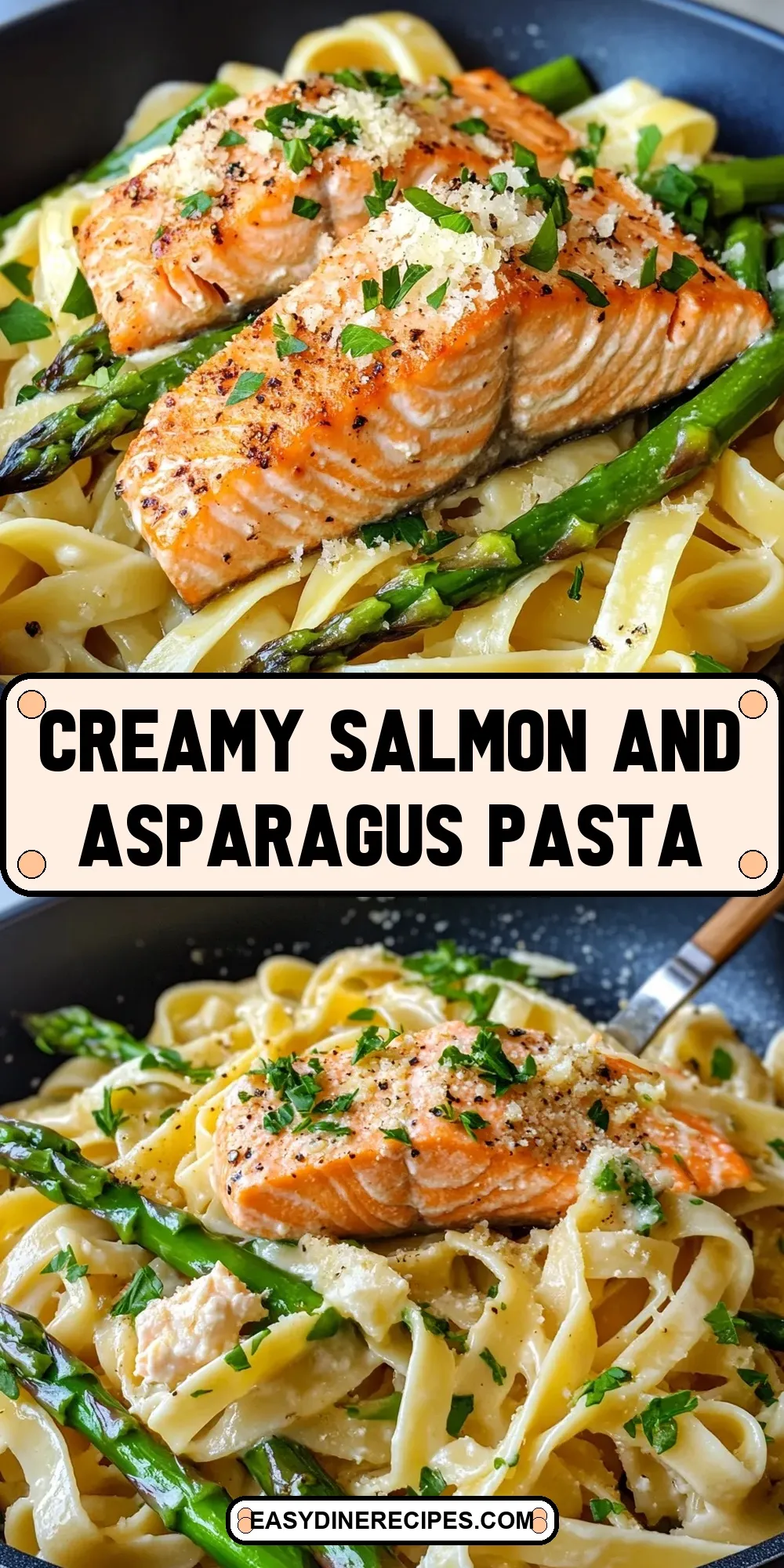 Creamy Salmon And Asparagus Pasta (Perfect & Delicious)