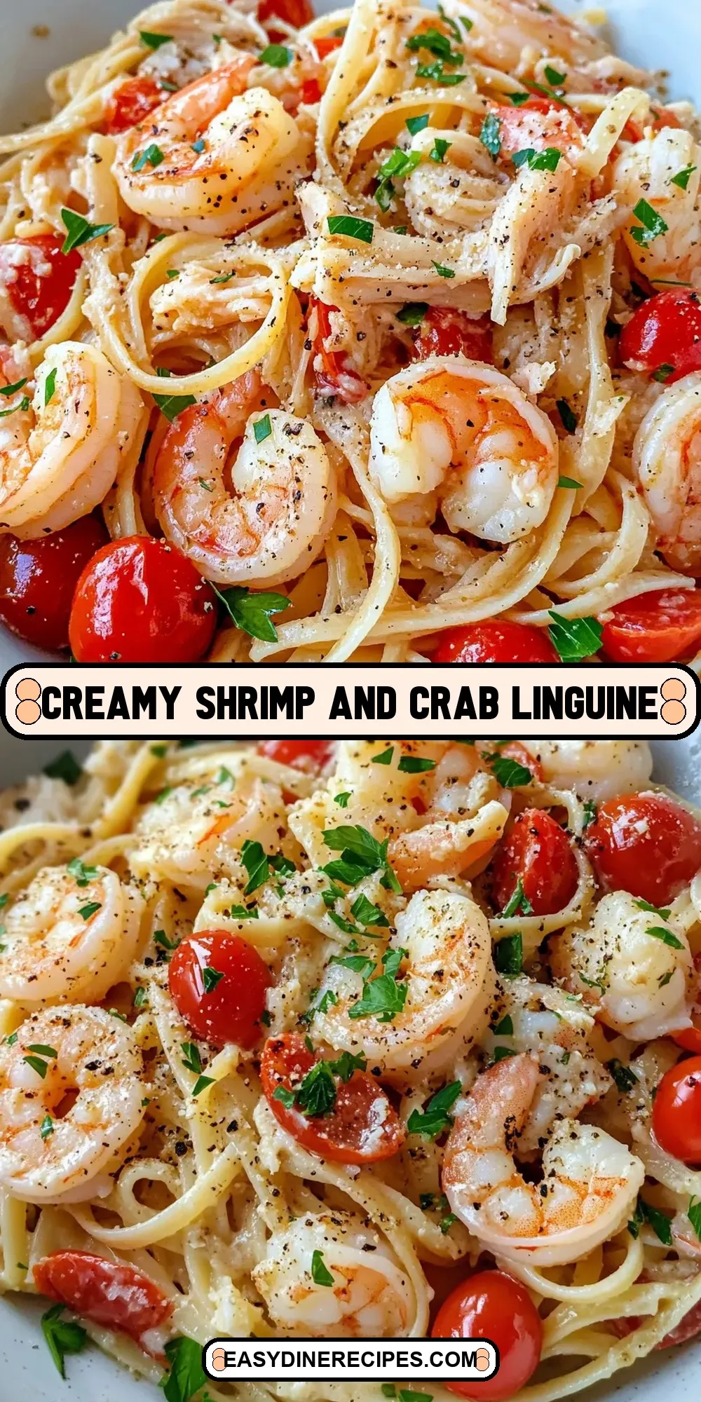 The Best Creamy Shrimp And Crab Linguine Ever