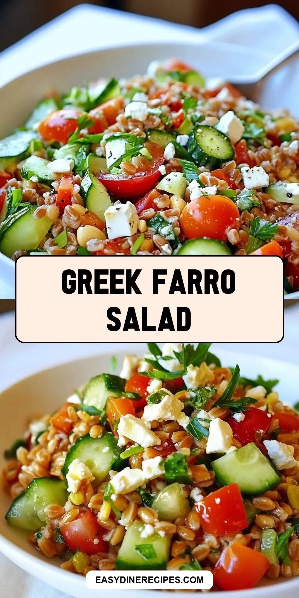 How To Make Flavorful Greek Farro Salad