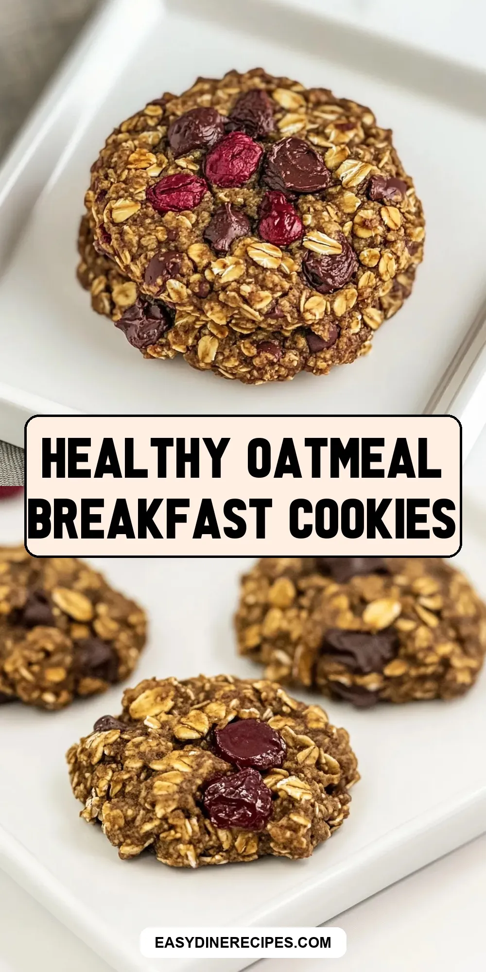Healthy Oatmeal Breakfast Cookies Recipe