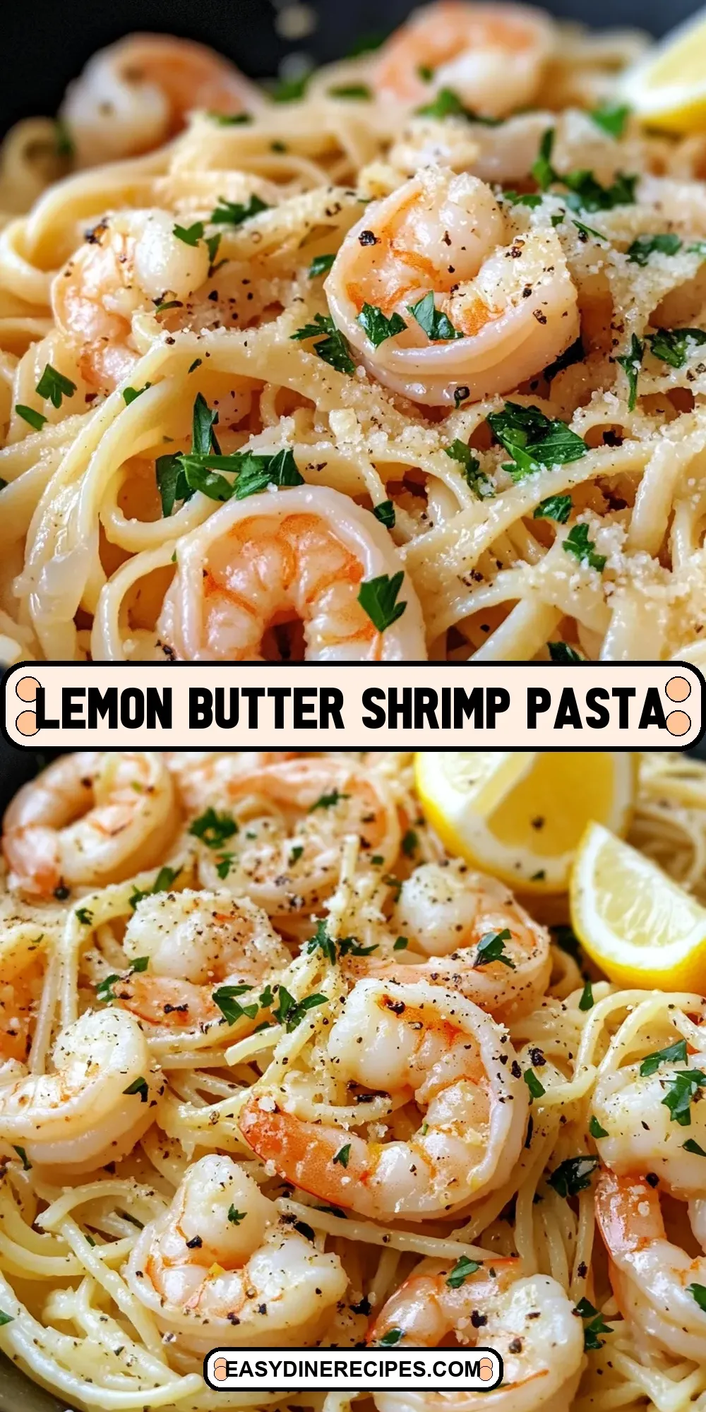 Lemon Butter Shrimp Pasta Recipe