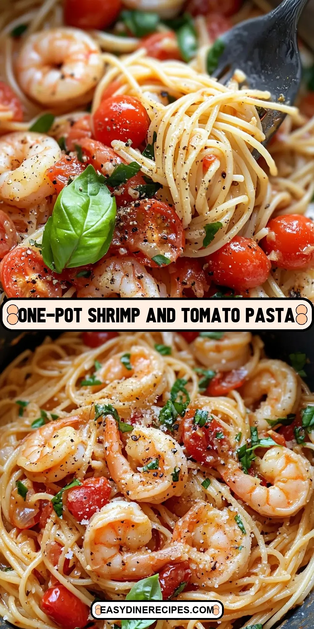 One-Pot Shrimp And Tomato Pasta (Irresistible & Delicious)