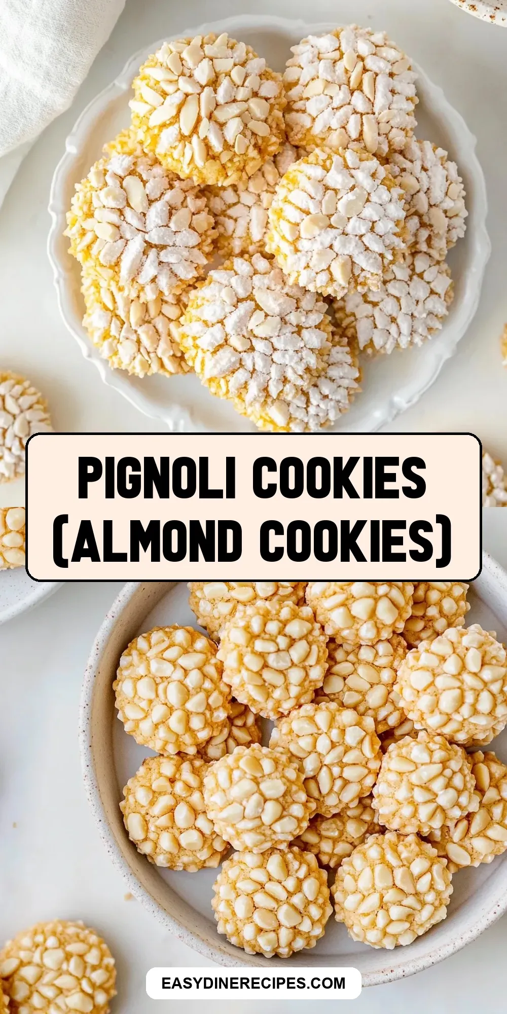 Pignoli Cookies (Almond Cookies) Recipe
