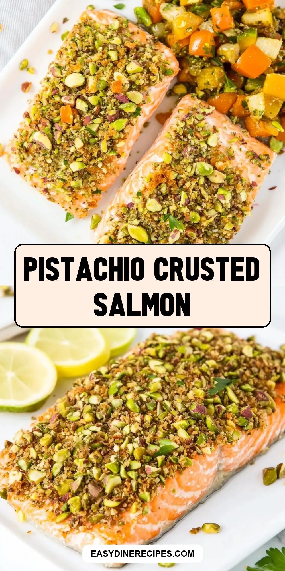 Easy Pistachio Crusted Salmon Recipe