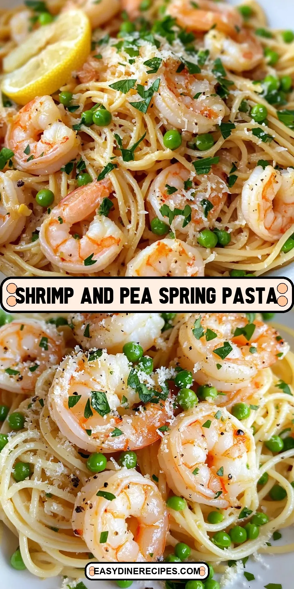Shrimp And Pea Spring Pasta Recipe