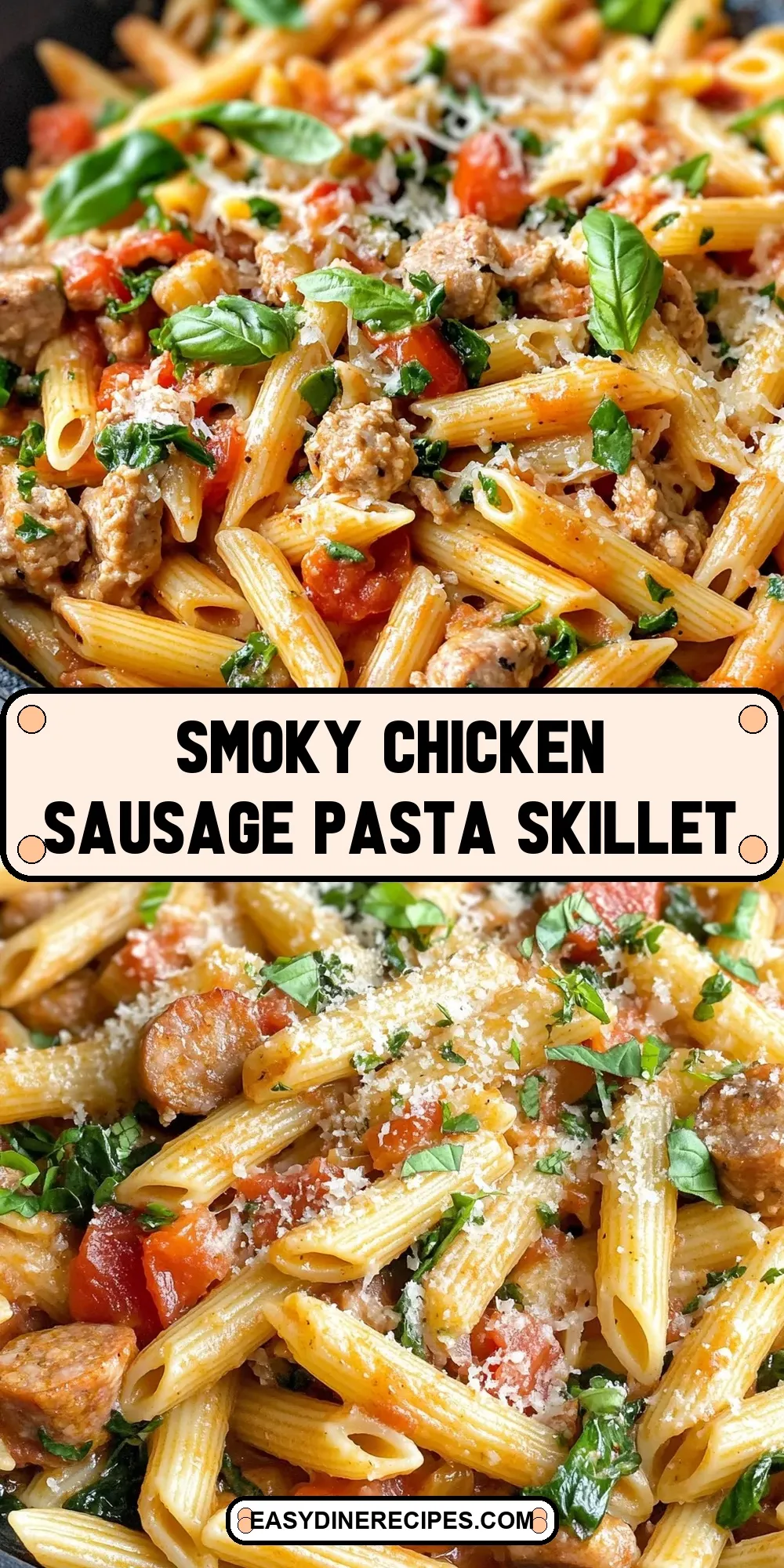 How To Make Tasty Smoky Chicken Sausage Pasta Skillet